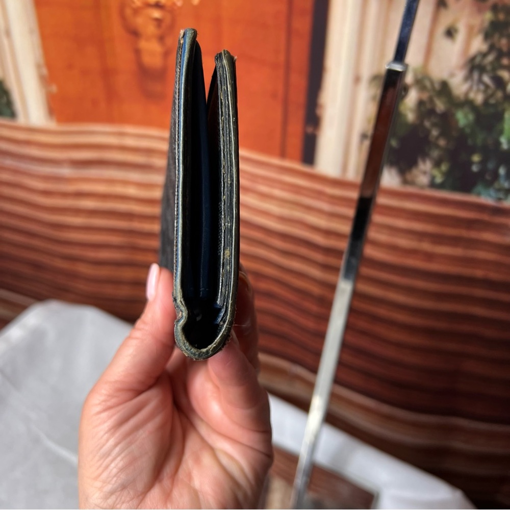 Louis Vuitton Checkered Long Black Wallet, Multiple Compartments and credit card - Picture 6 of 13